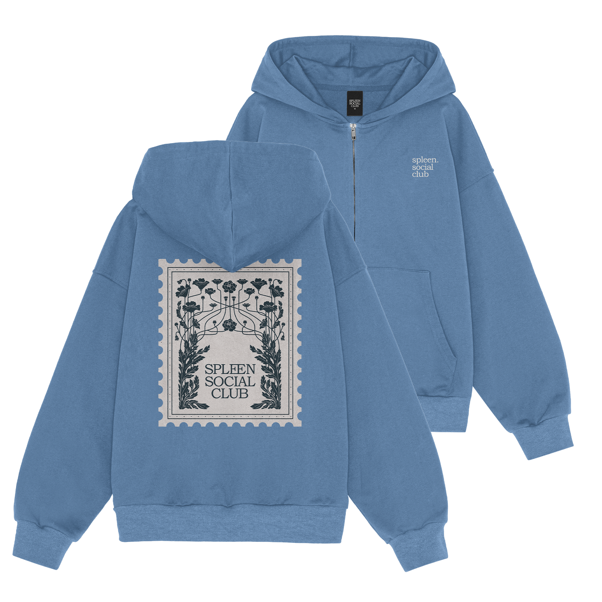 Hoodie S.SC Bleu